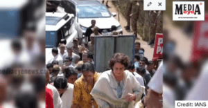 Priyanka Visits Sacred Site Where Father Rajiv Gandhi’s Ashes Were Immersed