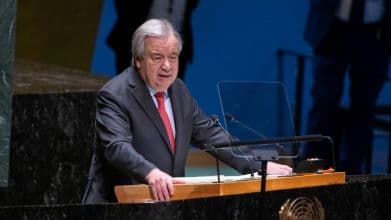 UN Chief Calls For Immediate Ceasefire and Establishing a Nuclear-Weapon-Free Middle East Region