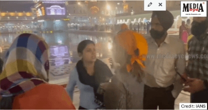 Devotee Objects to VIP Treatment Given to Rahul Gandhi at Golden Temple in Amritsar