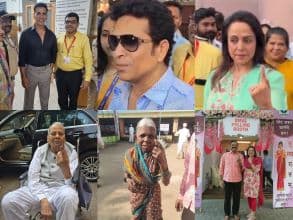 Maharashtra Polls Great Leveller: Politicians, Celebs, Youths, Seniors and Slum Dwellers Line Up To Vote