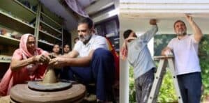 Rahul Gandhi’s Diwali Moments with Painters, Potter Family and Involves Nephew Raihan