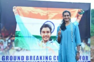 Badminton Champion Sindhu Realises Her Dream, Performs Bhumi Puja To Set Up Her Own Badminton Academy in Vizag; Wants to Train Youngsters After Retirement