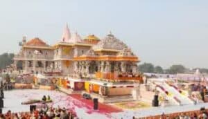 Striking 161-Ft Golden Spire to Adorn Ram Mandir in Ayodhya as Construction Picks Up