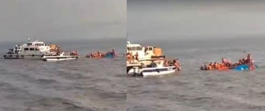 Mumbai Ferry Boat Disaster: Hunt on For 2 More Feared Missing in Arabian Sea