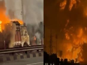 Jaipur Tanker Accident and Fire Toll Touches 14, May Rise Further; People in Area Continue Complaining of Breathing Trouble and Irritation in Eyes