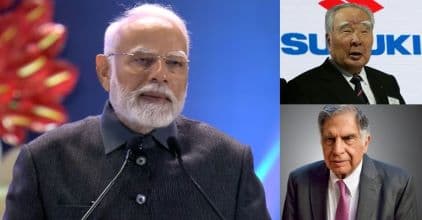 Legacy of Ratan Tata and Osamu Suzuki Will Inspire Mobility Sector: PM Modi