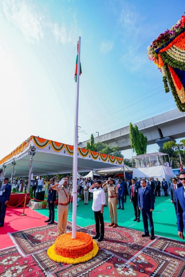 Telangana Observes 11 Years of Statehood With Flag Hoisting and Martyrs' Tribute