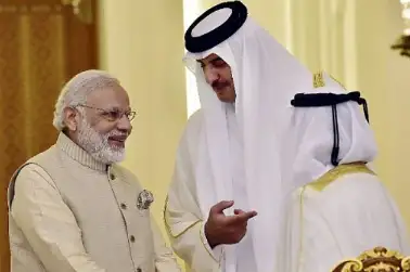 Qatar  Emir speaks to Modi