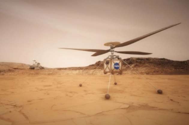 First historic Mars helicopter flight on April 8  NASA