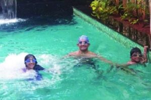 Cong demands sacking of K taka minister for  swimming  amid lockdown