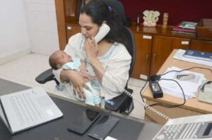 IAS officer joins battle against COVID 19 within a month after delivery