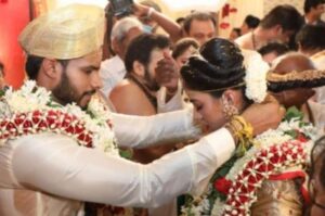 Nikhil Kumaraswamy weds Revathi at farmhouse amid lockdown  LD