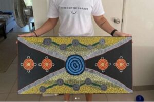 Ashleigh Gardner beating boredom with art