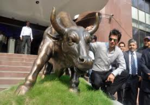 Sensex gains 96 points during pre-noon trade