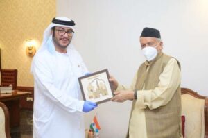 Charge D   Affaires of UAE in Mumbai meets Governor