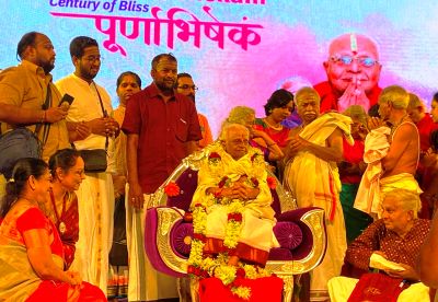 Shanmukhananda Celebrates Padma Awardee and Mridangam Legend TK Murthy’s 100th Birthday