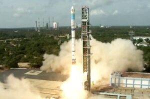 Latest Indian Rocket SSLV Launches into Orbit EOS-08 and a Private Satellite