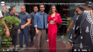 Shraddha Kapoor Promotes Her Film Stree 2 with RajKummar Rao