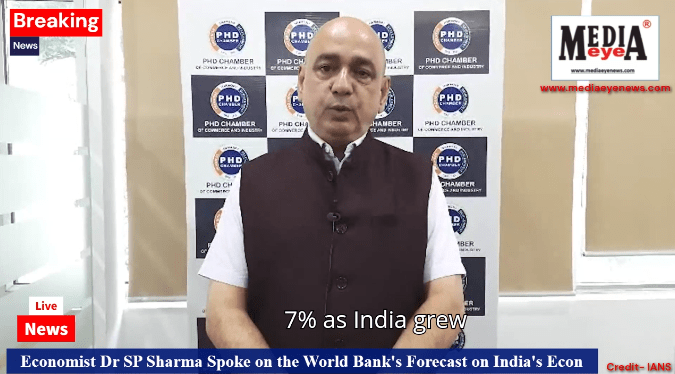 Economist Dr SP Sharma Spoke on World Bank Forecast on India's Economic Growth