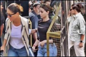 Kareena,  Ananya, Neha Dhupia Among Bollywood Personalities Visiting  Malaika Arora’s Family Home