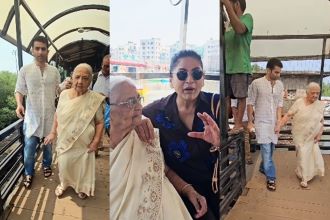 Archana Puran Singh’s 94-Year-Old Mother Takes a Ferry Ride in Mumbai