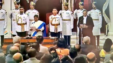 President Droupadi Administers Oath of Office to Justice Sanjiv Khanna As 51st Chief Justice of India