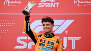 Formula 1: Norris Wins Chaotic Miami Sprint As McLaren Secure 1-2 Spot Formula 1: Norris Wins Chaotic Miami Sprint As McLaren Secure 1-2 Spot