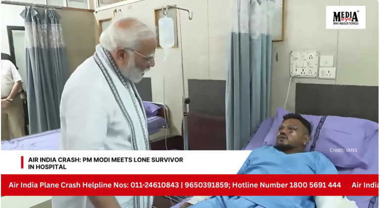 Air India Crash: PM Modi Meets Lone Survivor in Hospital