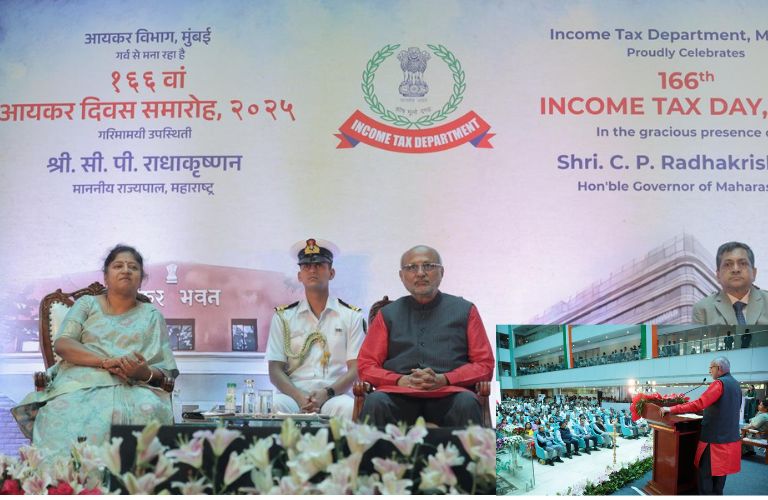 Maharashtra Governor Lauds Income Tax Department’s Role in Strengthening India’s Fiscal Framework