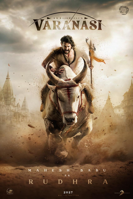 Rajamouli Unveils Title ‘Varanasi’; Mahesh Babu Plays ‘Rudhra’ in Upcoming Magnum Opus