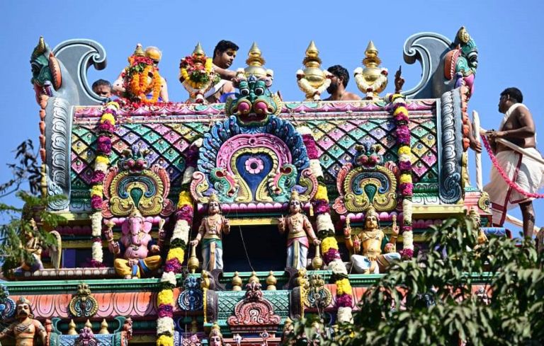 Matunga’s Asthika Samaj Performs Maha Kumbhabhishekam After 12 Years for Lord Guruvayoorappan, Ayyappa