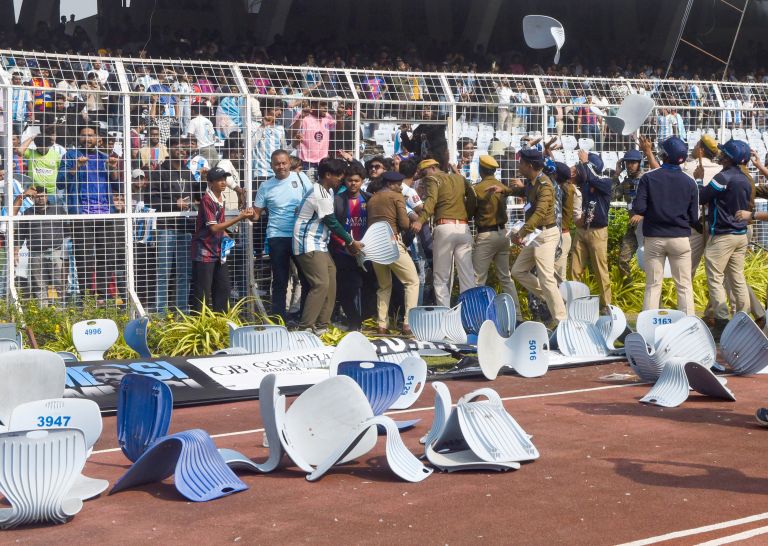 Mamata Banerjee Orders Judicial Probe After Chaos, Vandalism at Salt Lake Stadium During Messi Visit
