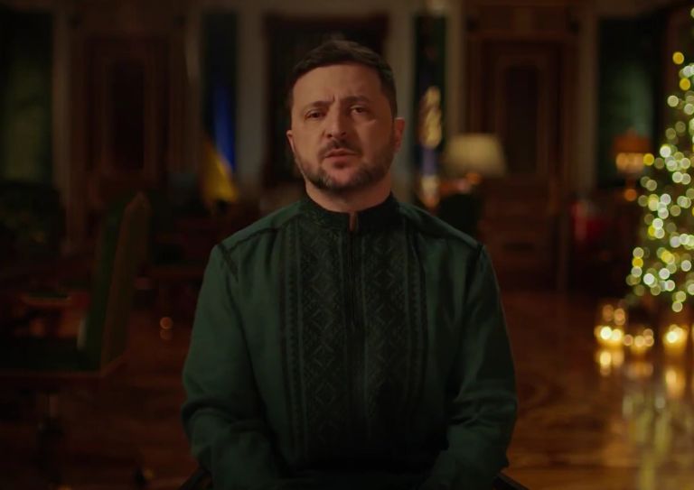 Zelensky Says Ukraine Wants War to End but Rejects ‘Weak Peace’ in New Year Address