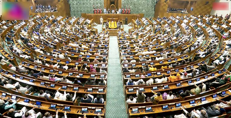 BJP Chief Nitin Nabin Condemns Opposition Disruption During President Murmu’s Address, Demands Apology
