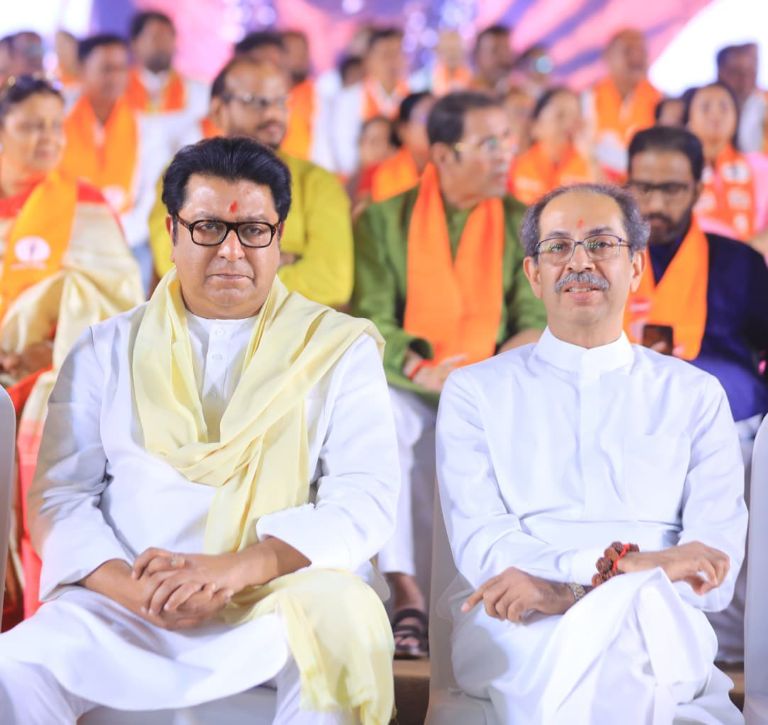 Uddhav, Raj Thackeray Reunite at Shivaji Park After 20 Years to ‘Save’ Mumbai