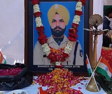 Pulwama  Terror Attack: Dinanagar Commemorates 7th Martyrdom Anniversary of CRPF Constable Maninder Singh