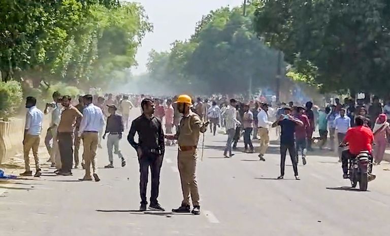 Noida Protest Violence Probe Deepens as ATS Joins Investigation Over Suspected Pak Link