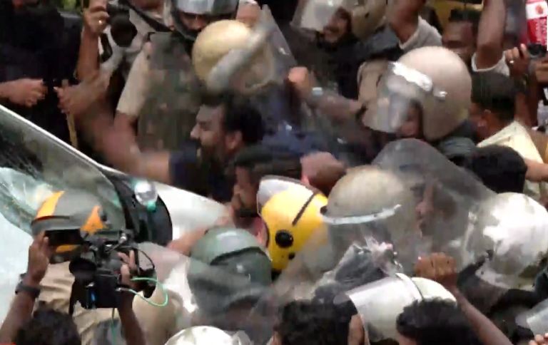 Tension Erupts Outside Pinarayi Vijayan’s Residence After ED Team Attacked; Security Personnel Injured