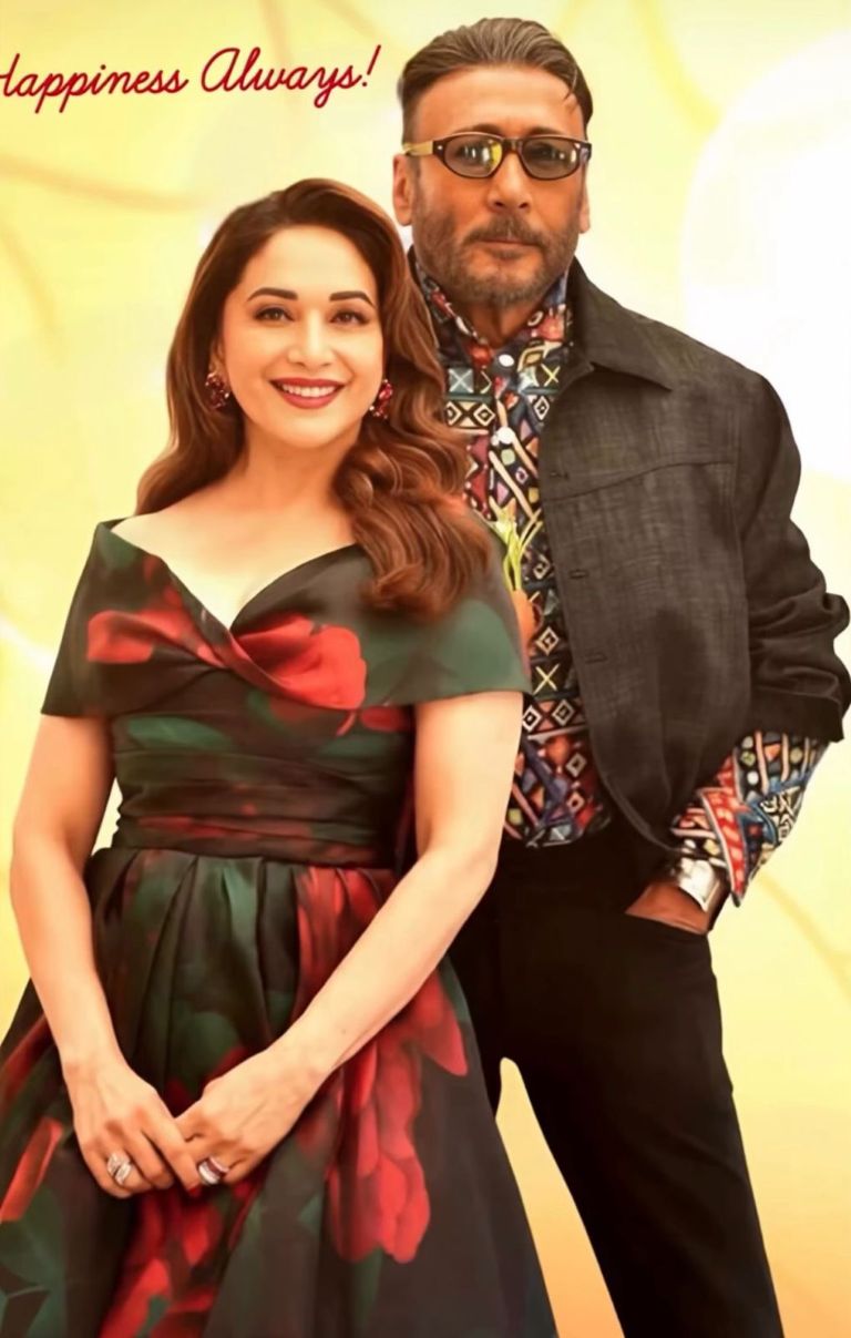 Jackie Shroff Wishes Madhuri Dixit on Her 59th Birthday