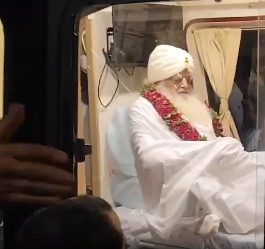 Convicted Godman Asaram Hospitalised Again in Jodhpur Under Tight Security