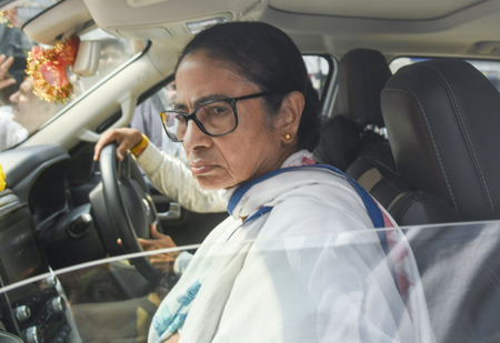 Mamata Banerjee Returns Alone to Kolkata Amid Rumours of TMC-Congress Merger Talks