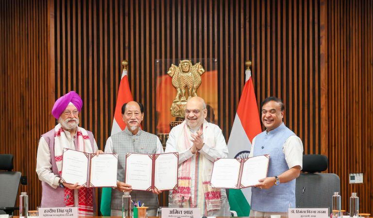 Centre Signs Pact With Assam, Nagaland to Boost Domestic Oil and Gas Exploration Centre Signs Pact With Assam, Nagaland to Boost Domestic Oil and Gas Exploration