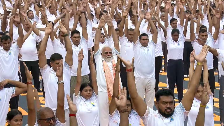PM Modi Leads International Yoga Day 2026 in Kolkata, Highlights ‘Yoga For Healthy Ageing’ PM Modi Leads International Yoga Day 2026 in Kolkata, Highlights ‘Yoga For Healthy Ageing’